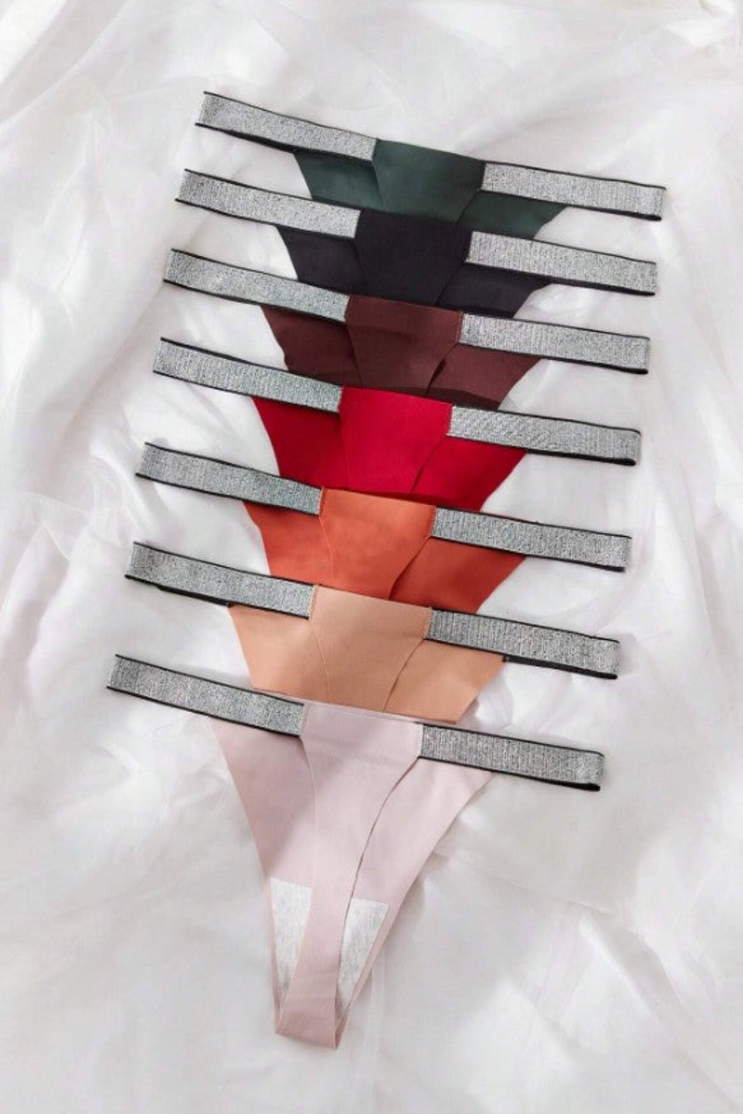 The 'Everyday' 7-Pack Plain Thong Underwear Set