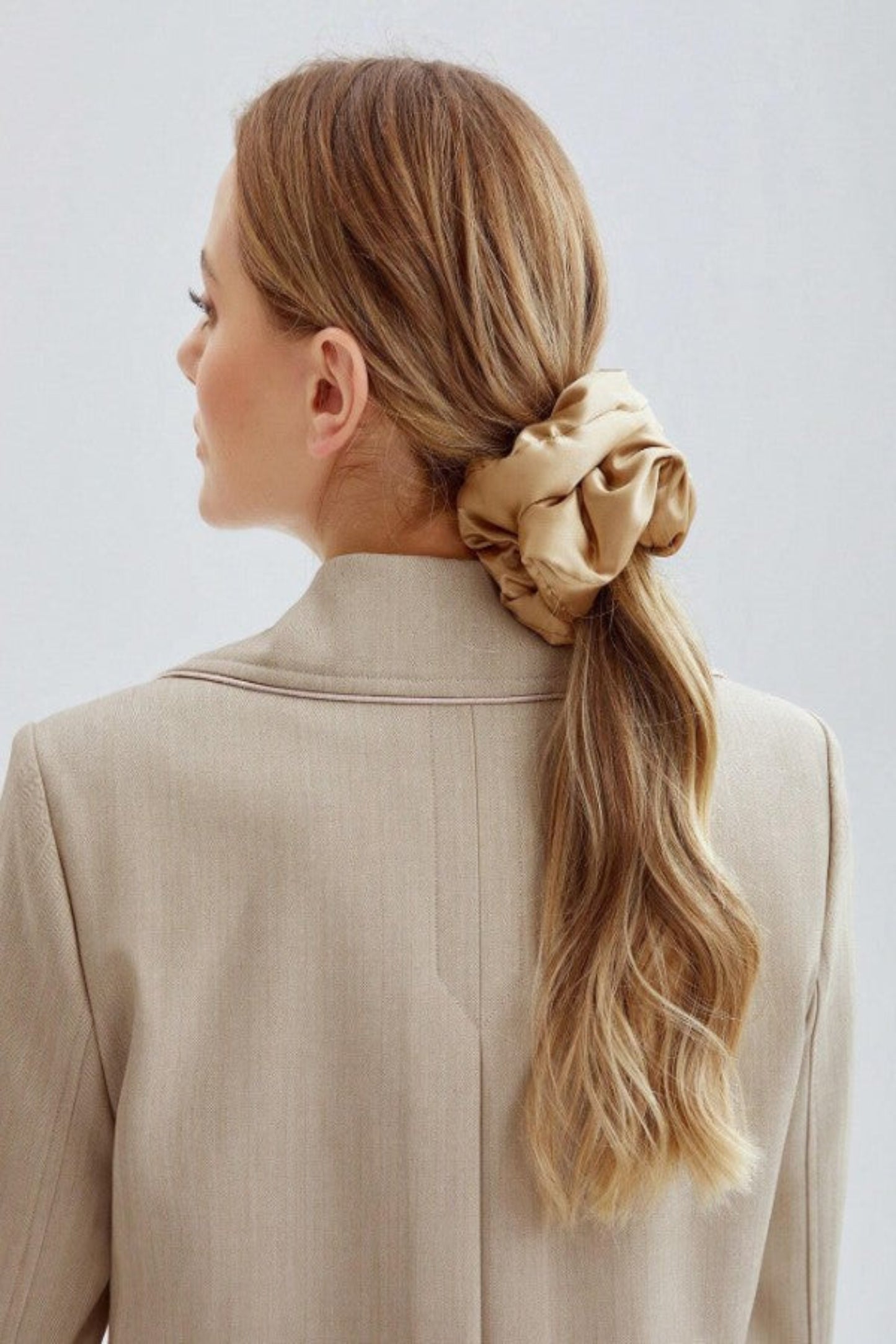 The 'Satin' Puffy Satin Scrunchie