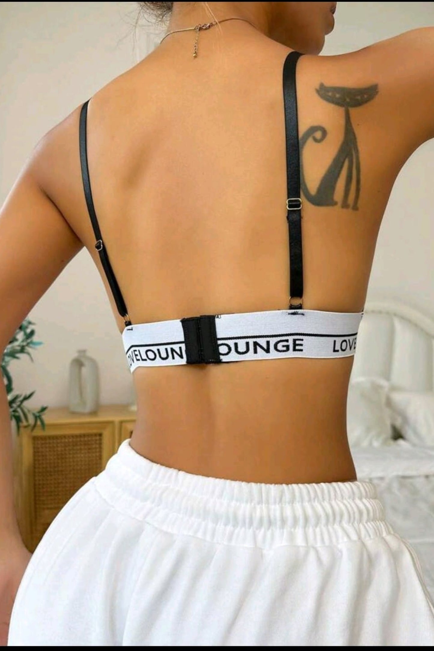 The 'Stripe' Letter Panel Bralette