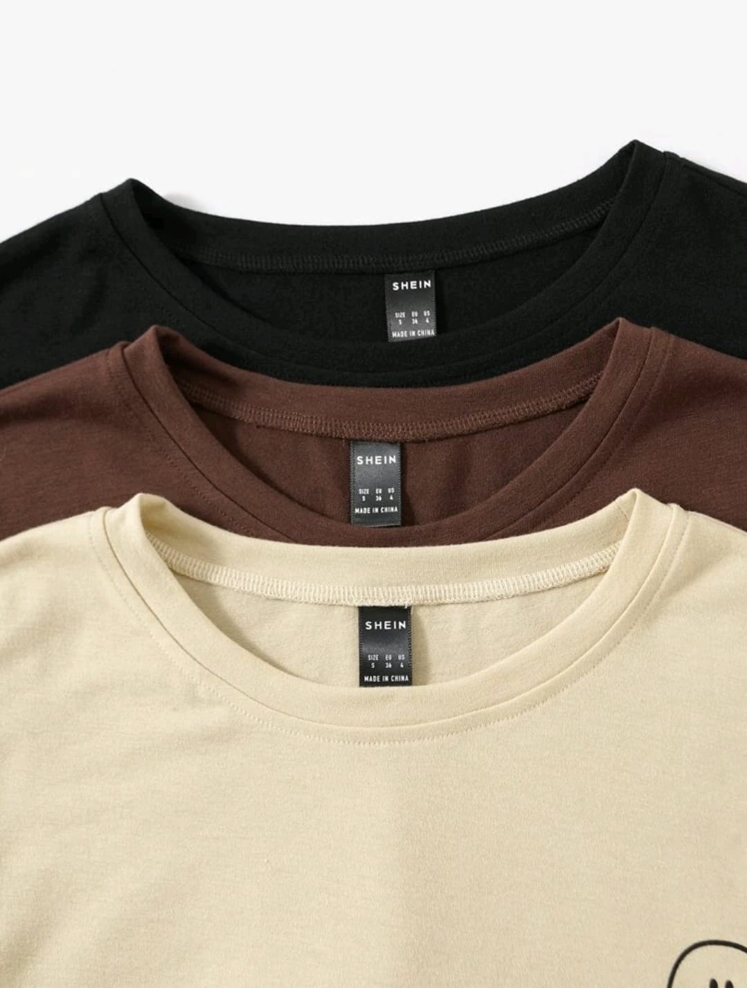 3-Piece Letter Graphic Crop Top Set