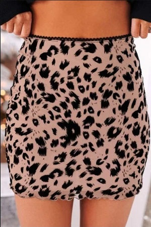 Dalmatian Print Skirt