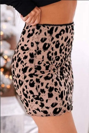 Dalmatian Print Skirt