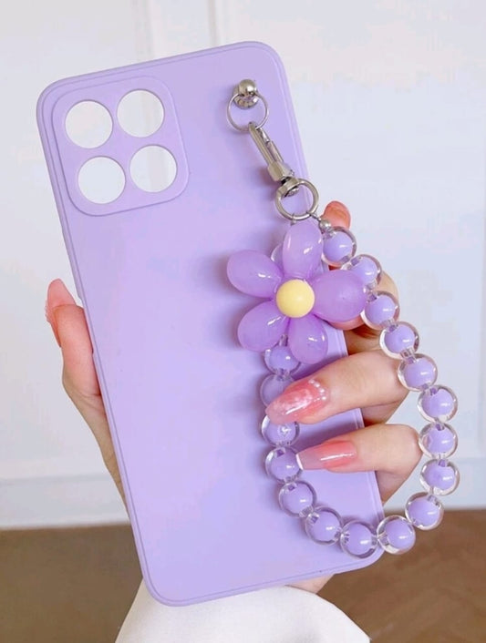 Solid Phone Case With Lanyard
