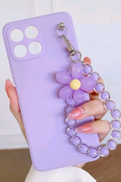 Solid Phone Case With Lanyard