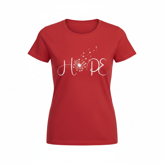 Graphic Slogan Tee on white background