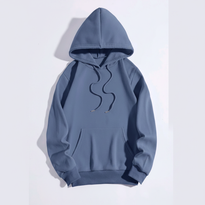 Dark Blue Hoodie on white background