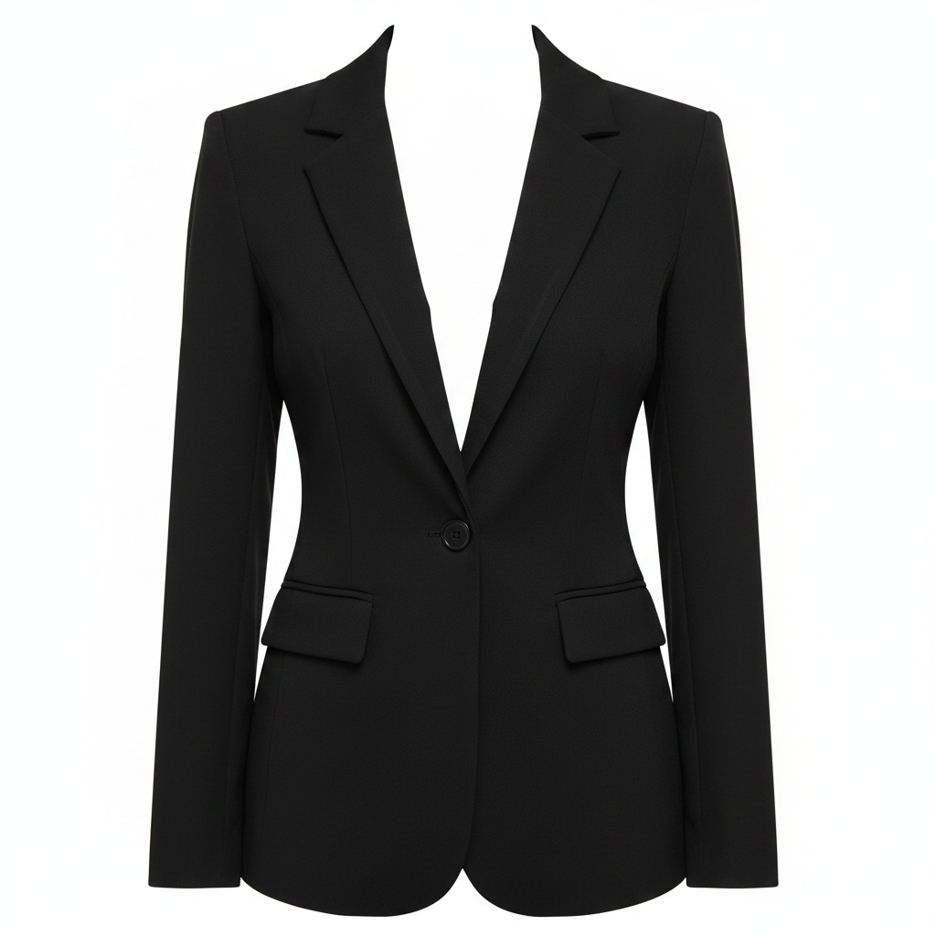 Frenchy Lapel Collar Blazer on white background