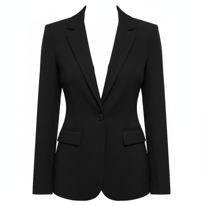 Frenchy Lapel Collar Blazer on white background