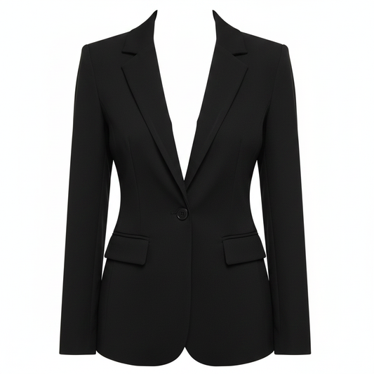 Frenchy Lapel Collar Blazer on white background