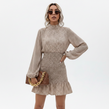 The 'Lantern' Statement Sleeve Midi Dress