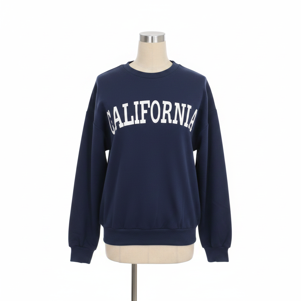 The 'Cali' California Print Graphic Pullover Sweatshirt