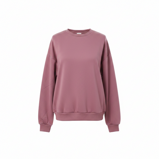 The 'Dusty' Pink Cosy Pullover Sweatshirt