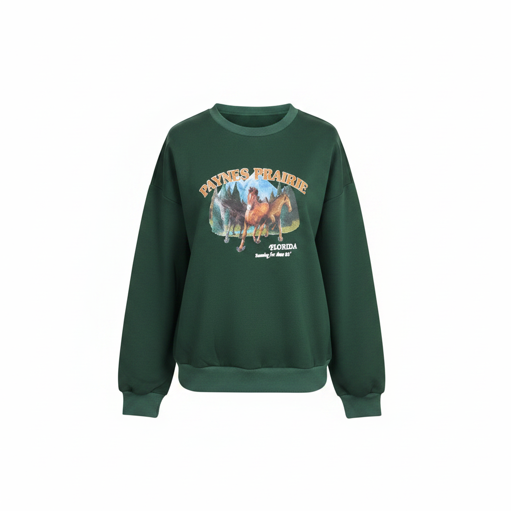 The 'Florida' Print Graphic Pullover Sweatshirt