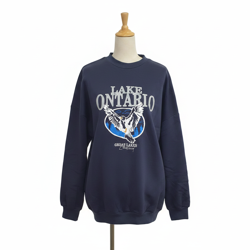 The 'Ontario' Lake Ontario Print Graphic Pullover