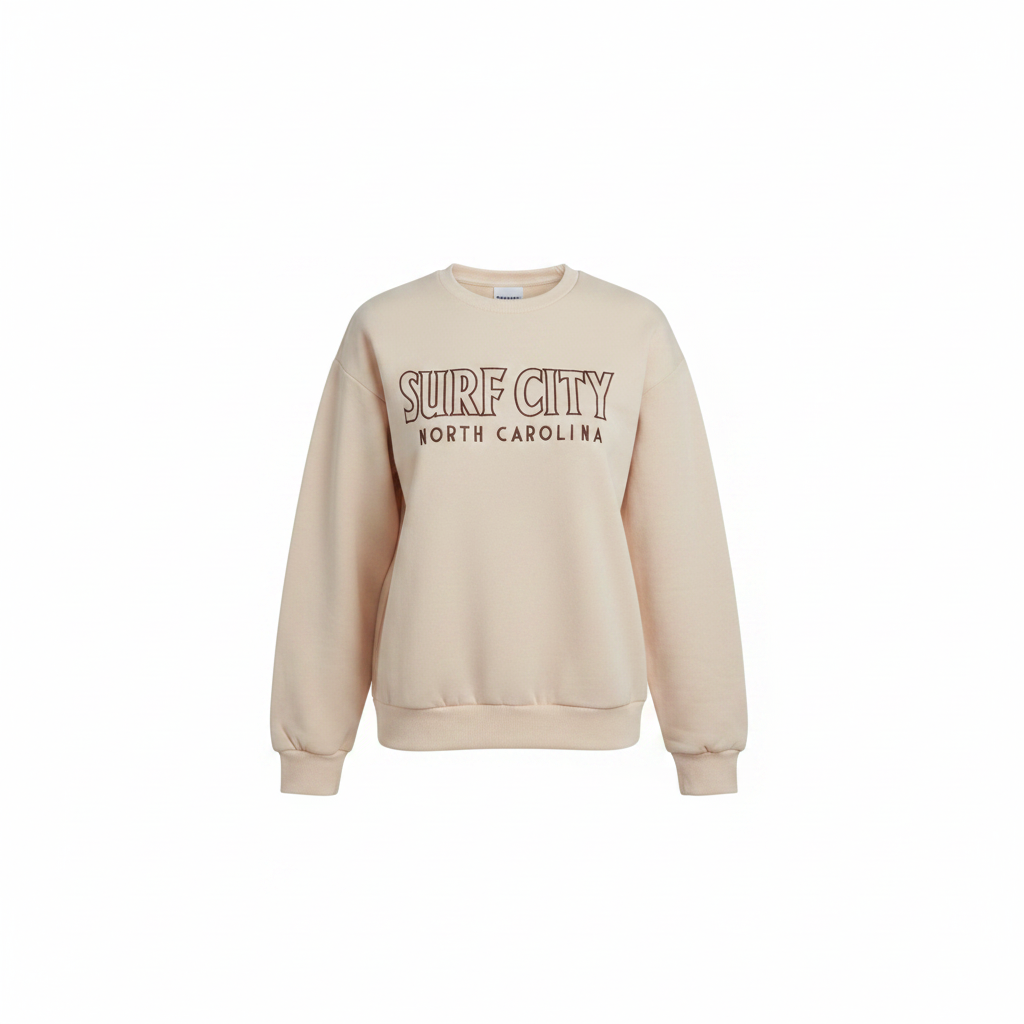 The 'Surf' Surf City Print Graphic Pullover