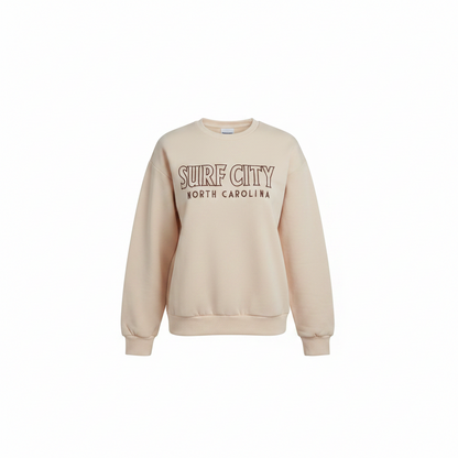 The 'Surf' Surf City Print Graphic Pullover