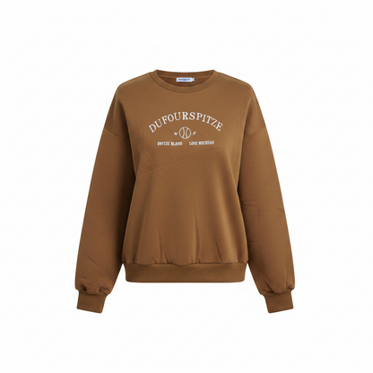 The 'Swiss' Switzerland Print Graphic Pullover Sweatshirt